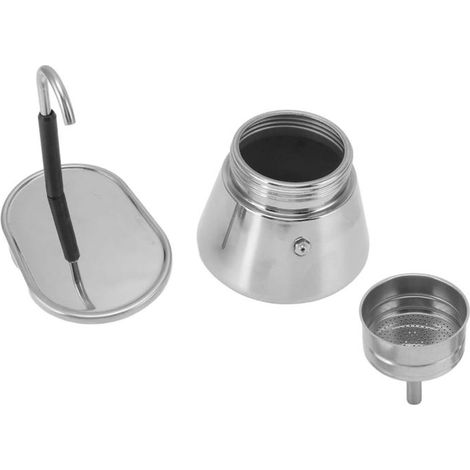 Caffettiera in acciaio inox in stile italiano (1/4)