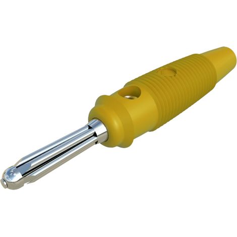 Hirschmann Test & Measurement BUELA 30 K Büschelstecker Stecker, gerade Stift-Ø: 4 mm Gelb 1 St.