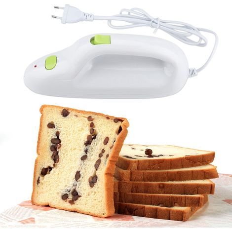 Couteau électrique à pain automatique pour cuisine, trancheuse à viande et toast, lame en acier inoxydable, 220-240V, prise UE (1/5)
