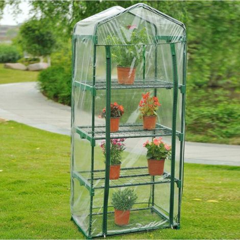 PVC-Pflanzenabdeckung oder Mini-Gewächshaus für den Garten – Schutz für Tomaten, Gemüse und Jungpflanzen vor Regen, Wind und Kälte