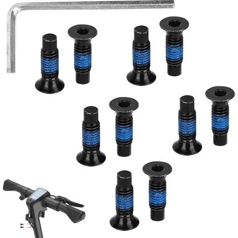 10 tornillos para patinete eléctrico, repuestos para patinete con 1 llave Allen. Adecuado para Xiaomi M365, etc. (1/3)