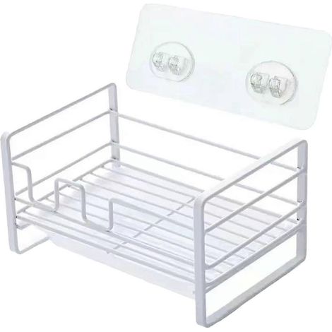 Porte-éponge avec égouttoir pour évier de cuisine (1/5)