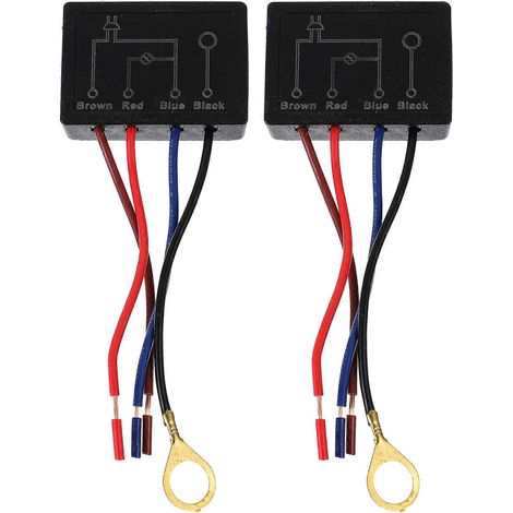 Stück Touch-Lichtdimmerschalter, praktisches Modul zur Steuerung von Tischlampen, Sensorschalter-5.00X3.50X1.50CM-Black (1/4)