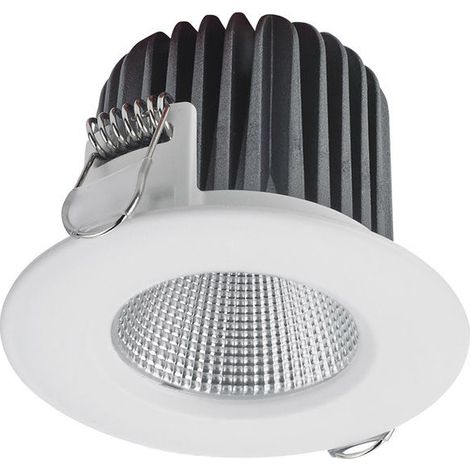 Plafonnier encastré NIX IP44 Dali LED COB 8W 680lm CRI85 3000K 40º Blanc (1/4)