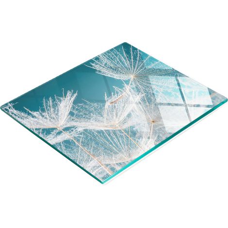 Pannello decorativo multifunzionale da cucina in legno temperato con motivo a dente di leone, 60x52 cm. (1/5)