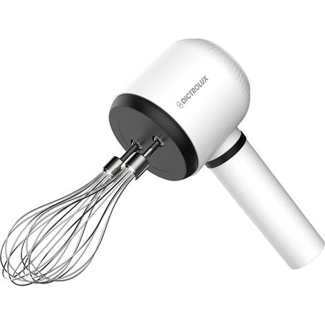 TRADE SHOP - Sbattitore Elettrico Ricaricabile Usb 20w 3 Velocità Design Cordless Con Fruste In Acciaio - (1/4)