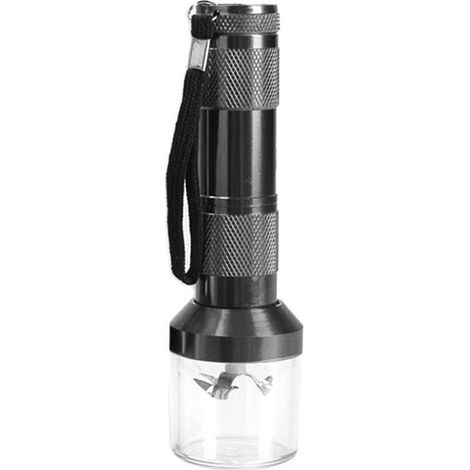 Moulin à épices électrique en forme de lampe torche - Broyeur automatique réutilisable pour cuisine et camping (1/5)