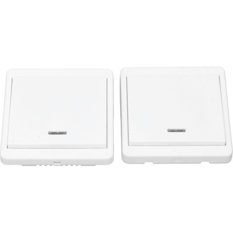 Interrupteur sans fil BERM RS1K W R 1 Ouverture – Télécommande intelligente 2 panneaux de commande, 170240V (1/5)