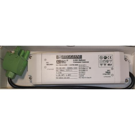 Reggiani 0.30041.0000 Trasformatore LED 8.5W 100-240Vac 50/60Hz 700mA