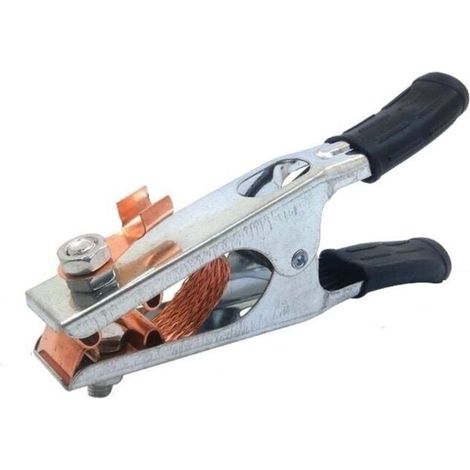Pince de Masse de soudage, Pince de Terre de soudage galvanisée Pince de Tige de Terre 500A magnétique Bonne conductivité pour Soudeur pour Soudeur Manuel(US Type) (1/5)
