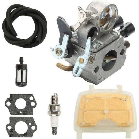 Enowelir Kit de Réglage du Carburateur pour Tronçonneuse Stihl MS171 MS181 MS211 Zama Carb TRIMEC (1/4)