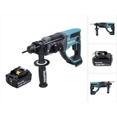 Makita DHR202G1 - Kombihammer SDS plus LXT 18V + 1x BL1860B