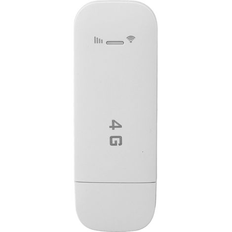Routeur WiFi portable USB 4G LTE, prend en charge 10 périphériques, cryptage WiFi WPA WPA2, point d'accès WiFi portable USB avec fente pour carte SIM, blanc (1/5)