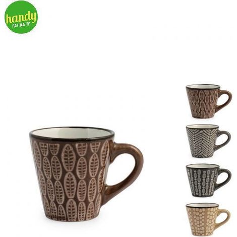Tazza caffè Ethnic H&H 100 cc colori assortiti (1/5)