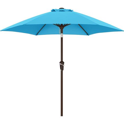 Sonnenschirm 230cm Gartenschirm Marktschirm Türkis 230cm (1/5)