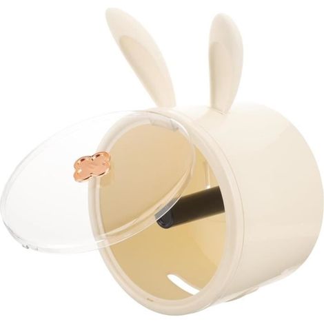 Support de rangement - Lapin - Boîte de rangement murale - Transparent - Plastique - Salle de bain (1/4)