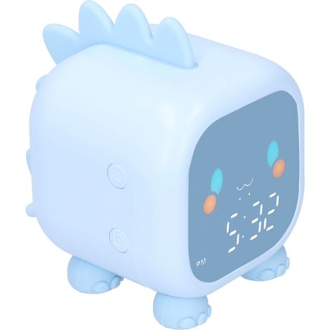 Réveil LED mini portable avec commande vocale, affichage de la température, chargement USB et minuterie de 60 minutes (1/5)
