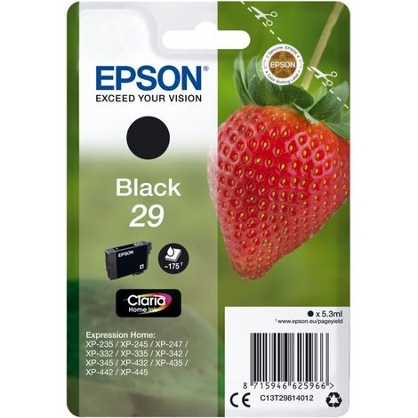 Epson 29 Original Druckerpatrone Schwarz T2981 (C13T29814012) (1/5)