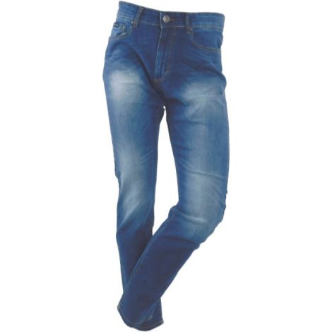 RICA LEWIS - Arbeitsjeans für Männer - Größe 50 - Gerade Passform - Stretch-Stein - WORK8