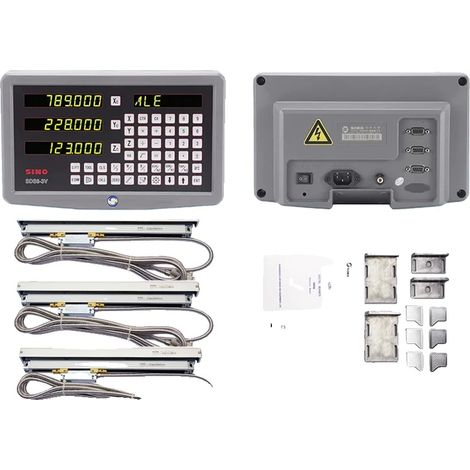 Système d'affichage numérique, haute précision, compatibilité polyvalente, DRO-3PCS KA500 (1/2)