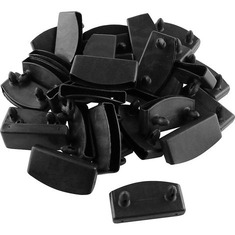 40 embouts de fixation pour lattes de lit en plastique (57 x 9 mm), accessoires de mobilier pour le maintien (1/5)