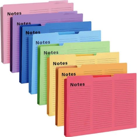 Kraftkarton-Ordner für die Büroaufbewahrung, 16 Blatt, 8 Farben (1/5)
