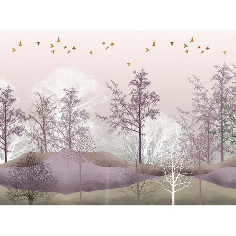 Poster Thème Fôret Magique -Magic Forest - 360 x 270 cm (1/3)