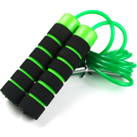 Corde À Sauter Réglable - Poignées En Mousse Eva - Pour Fitness Cardio Et Endurance - 1 Pièce (1/5)