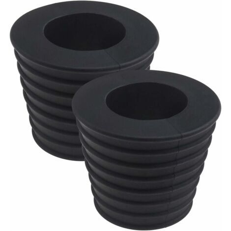 2 x Gummi-Schirmkegel für Sonnenschirm-Basishalter, Lochsockel, Tisch, Terrassenschirm, 1,5 Zoll/38 mm (1/5)