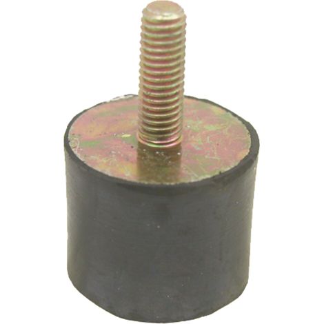Isolatore di vibrazioni gomma-metallo M10 fi 50mm altezza 30mm versione 2 per macchine (1/2)