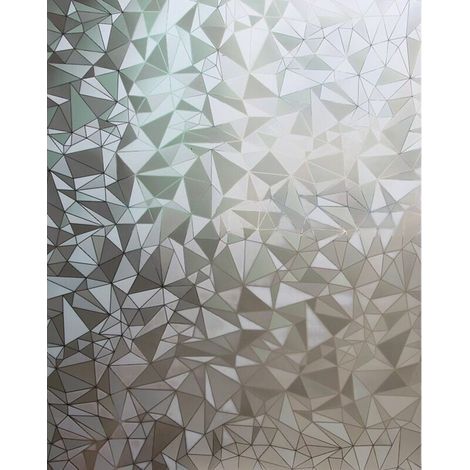 Film Électrostatique Fenêtre Film de Vitre Autocollant Bon Intimité Protection Film Auto-Adhésif Anti Regard Sticker Anti-UV Film Décoratif pour Bureau Chambre Cuisine Maison 90x300cm (1/5)
