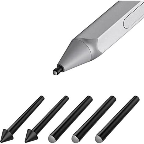 5 PièCes Pointes de Stylet Pointe HB 2H Kit Remplacement pour Pro 7/6/5/4/Book/Studio/Go (1/4)