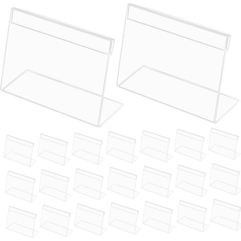 pi ces Support tiquettes Transparent Acrylique Stable pour (1/5)