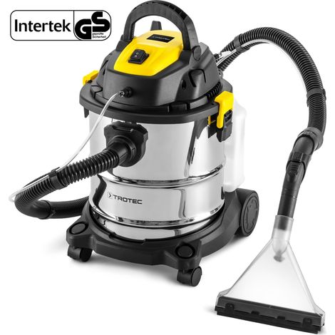 Trotec – Aspirateur eau et poussière 4 en 1 VC 1200W – Puissance 1200W – Nettoyage injection-extraction – Souffleur feuilles – Filtre HEPA (1/5)