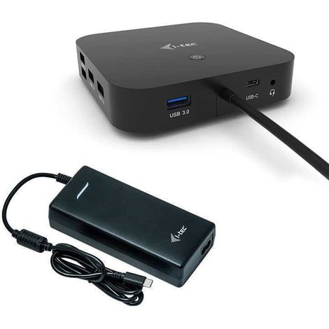 USB-C Dual Display Docking Station with Power Delivery 100 W + Universal Charger 112 W