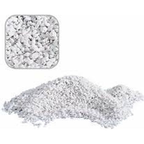 TRADE SHOP - Sabbia Ghiaia Quarzo Bianco Granulometria Media 4mm Per Fondale Acquario 300gr -