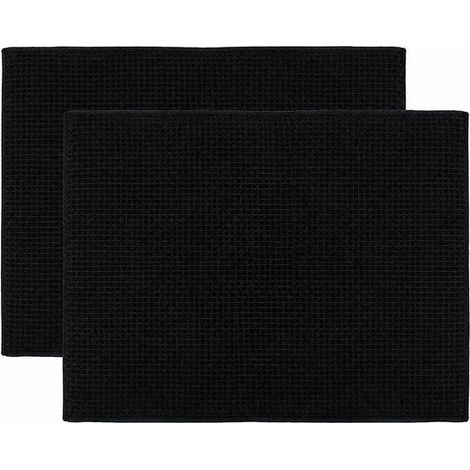 Set di 2 tappetini asciugapiatti in microfibra,ad asciugatura rapida,piano di lavoro e tavolo,lavabili in lavatrice,51 x 38 cm (1/5)