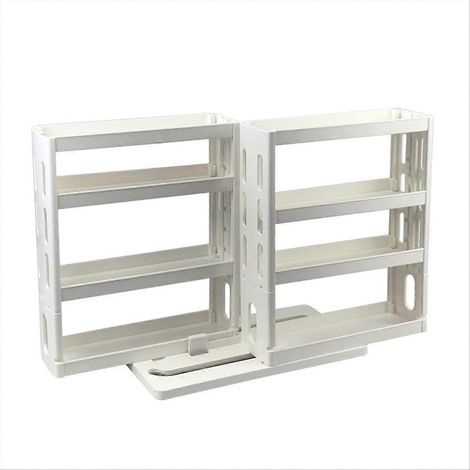 Étagère à épices coulissante pliable pour placard, organisateur de rangement mural, tiroir coulissant multifonction, armoire de cuisine, support robuste. (1/5)