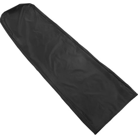 Housse imperméable en tissu Oxford noir pour échelle pliante, adaptée à une utilisation domestique et sur les chantiers, offrant une protection contre la pluie et la poussière. (1/5)