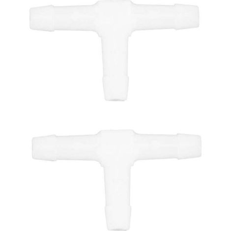 2x raccord de durite en T diamètre 3mm connecteur tube tuyau carburant essence tracteur tondeuse voiture (1/2)