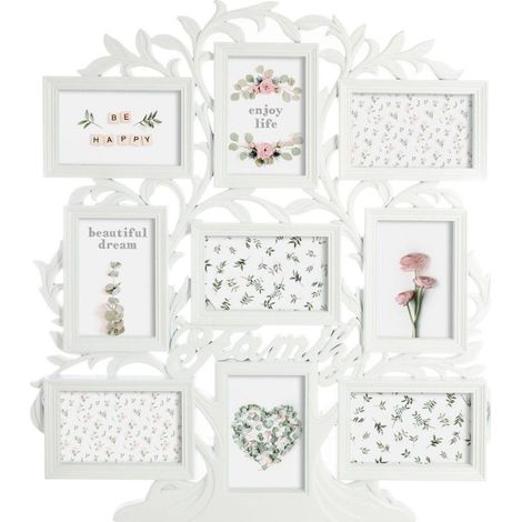 Pell mell Suzy - 9 fotos - blanco - Atmosphera créateur d'intérieur
