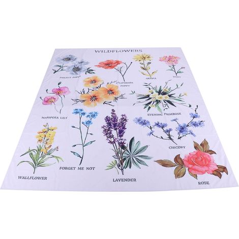 Dekorative Wanddecke mit Blumenmuster, 230 x 180 cm, moderne Wohnzimmerdekoration (1/5)