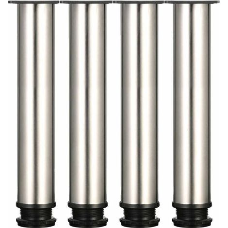 verstellbare Füße, 300 mm hoch, verdickte Möbelbeine, Tischbeine, Möbelbeine aus Edelstahl.