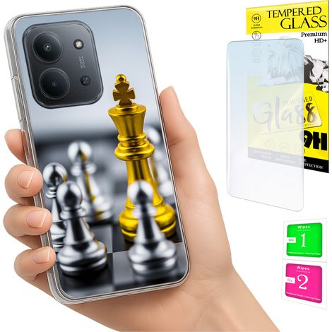 Custodia per Xiaomi Redmi 15C 5G 173mm / Poco C85, cover posteriore in vetro (1/5)