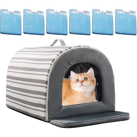 Maison Rafraîchissante pour Chat - Lit Rafraîchissant pour Animaux avec