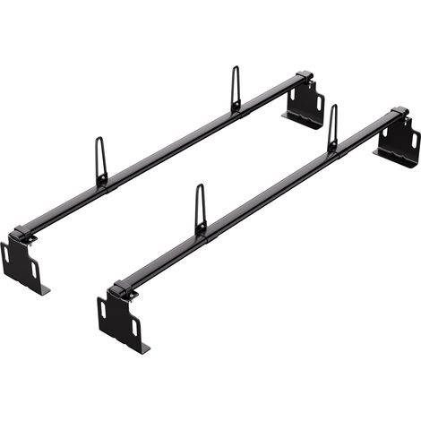 Mophorn Porte-échelle de remorque de 60 po, 2 barres transversales, porte-échelle de toit de fourgonnette en acier robuste, capacité de 500 lb, porte-échelle de camion universel