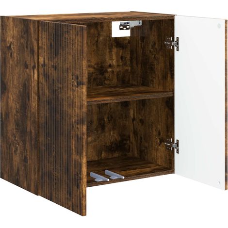 Armadietto a muro Mobiletto a muro Rovere Fumo 59 x 31 x 60 cm DAS753934 (1/5)