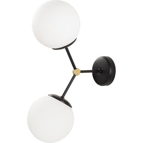 Aplique de pared Mulen Negro (2 luces) (1/5)