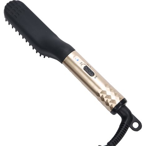Lisseur à barbe électrique chauffant portable pour homme, avec peigne lisseur et brosse à barbe 110-240 V. (1/5)
