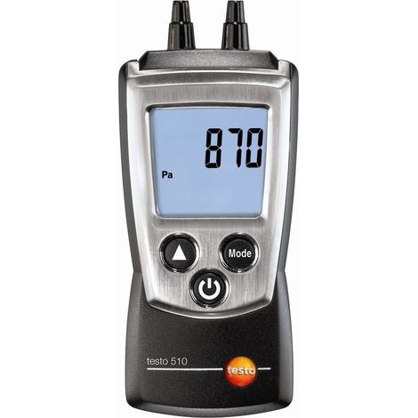 Testo – Manomètre gaz et tirage cheminée 0-100hPa – Précision +/- 0,03 hPa – Fixation magnétique – Alimentation 2 piles AAA – Étui ceinture inclus